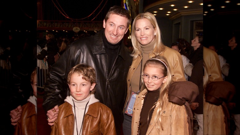 The Gretzky family at Disney's California Adventure 2001