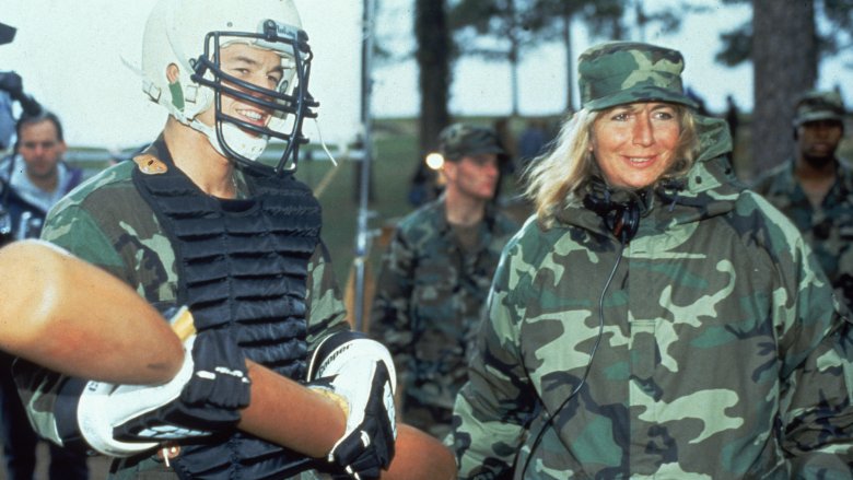 Penny Marshall and Mark Wahlberg