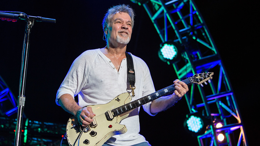 Eddie Van Halen performing 