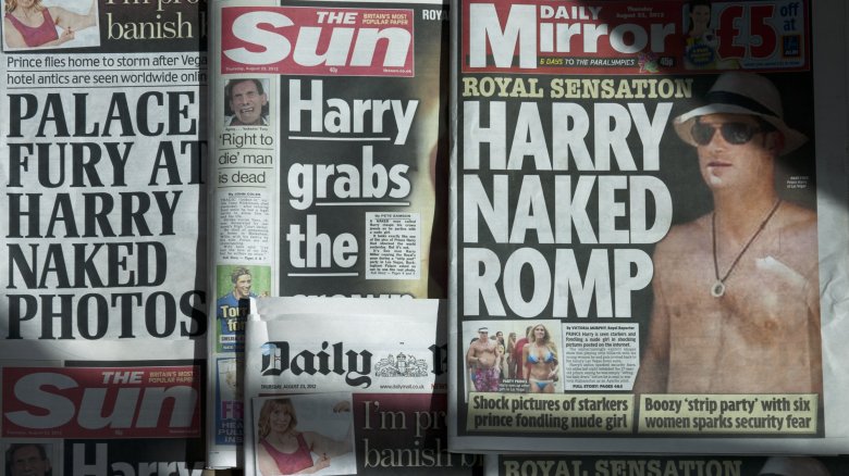 Headlines after Prince Harry's Las Vegas scandal