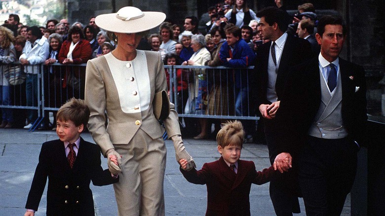 The royal family at an event 