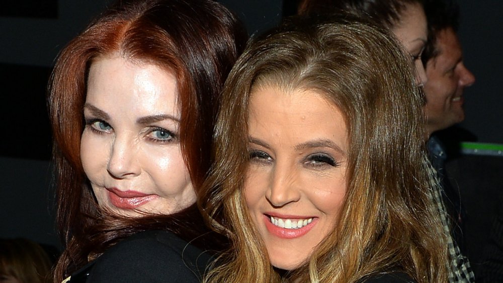 Lisa Marie Presley, Priscilla Presley smiling