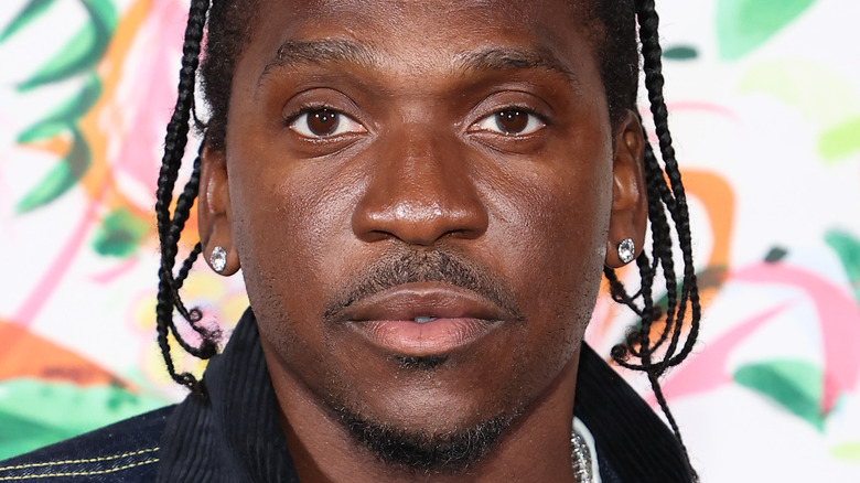 Pusha T posing