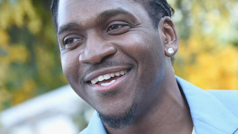 Pusha T laughing