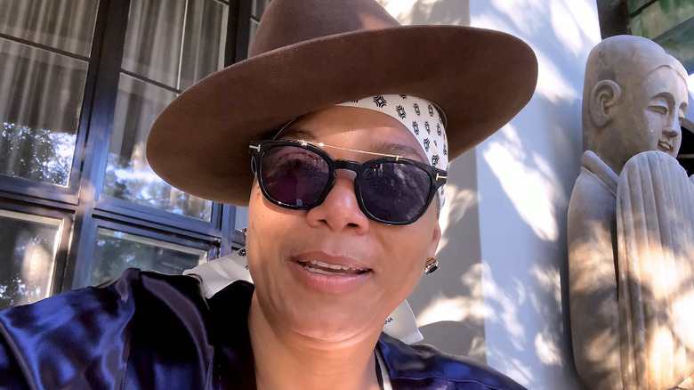 Queen Latifah wearing sunglasses