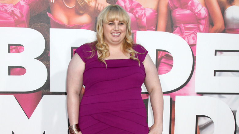 Rebel Wilson on the Bridesmaids red carpet