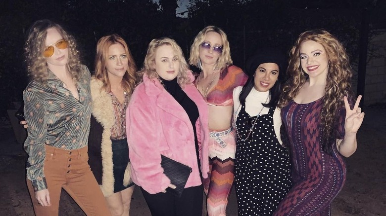 Rebel Wilson and her Pitch Perfect co-stars