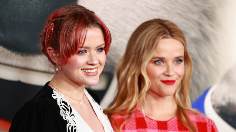 Ava Phillippe and Reese Witherspoon, both smiling