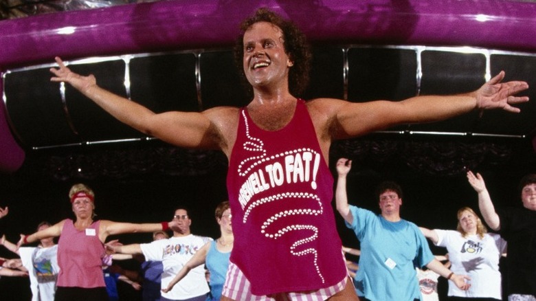 Richard Simmons arms out
