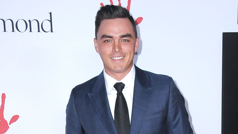 Rickie Fowler wearing a suit