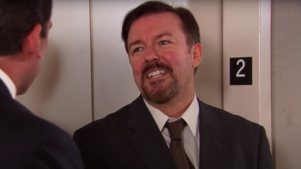 Ricky Gervais as David Brent on The Office