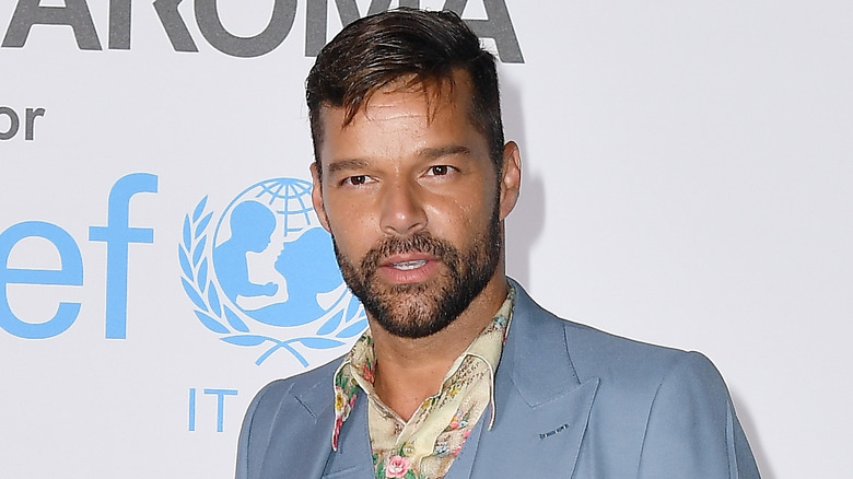 Ricky Martin attending a UNICEF event 