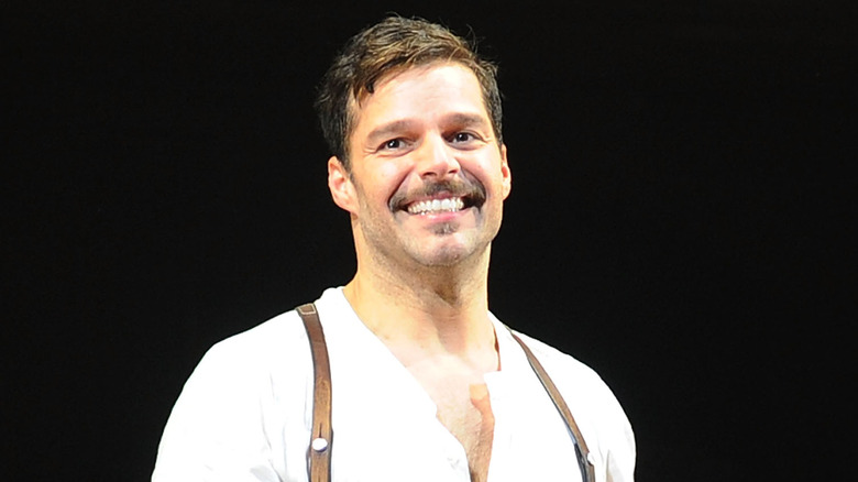 Ricky Martin performing on Broadway