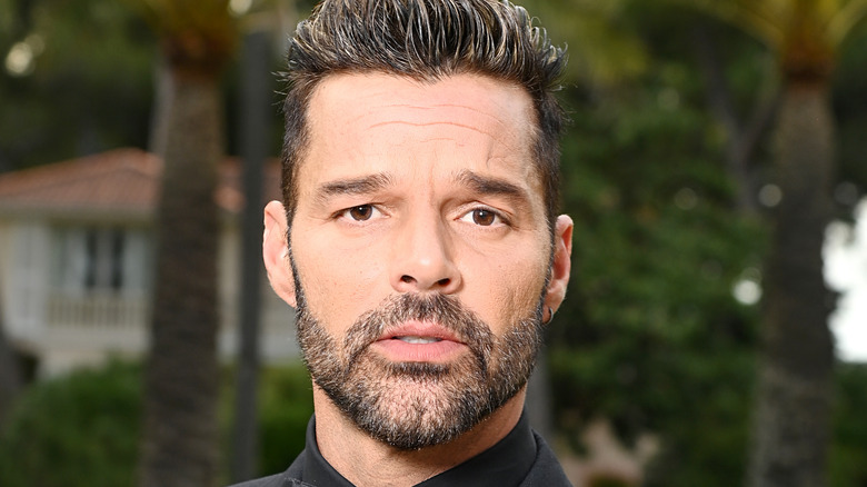 Ricky Martin posing 