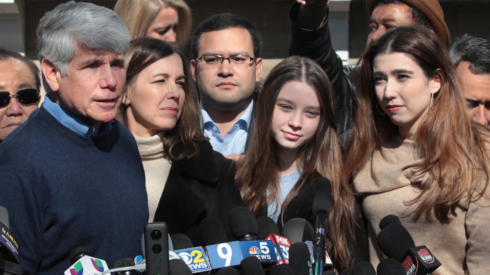 Rod Blagojevich with his family