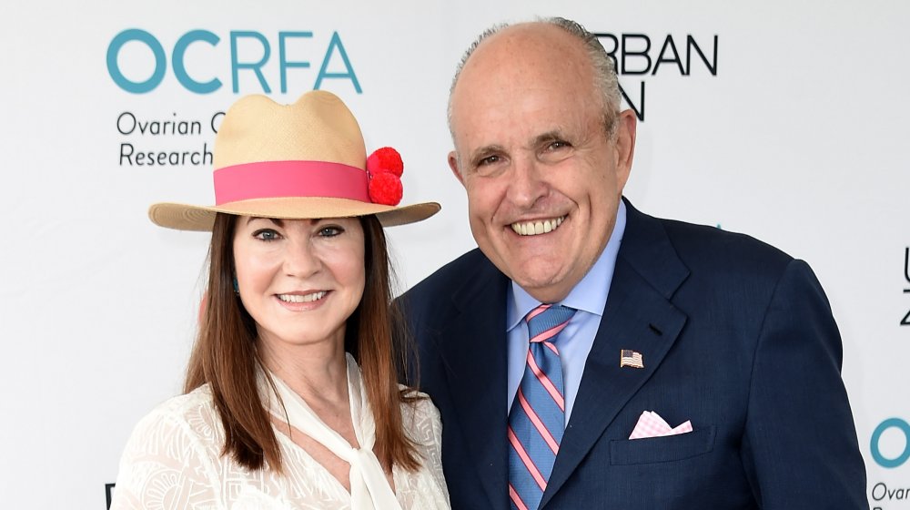 Judith Nathan and Rudy Giuliani