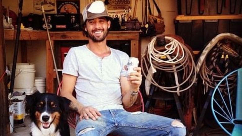 Ryan Bingham and dog Boo