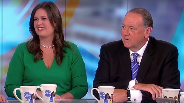 Sarah Huckabee Sanders, Mike Huckabee 