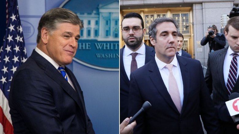 Sean Hannity and Michael Cohen