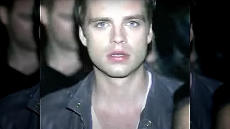 Sebastian Stan in Wake Up Call music video