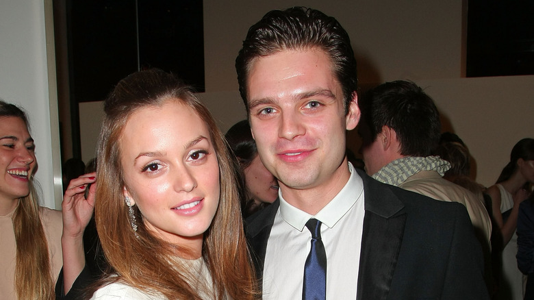 Leighton Meester and Sebastian Stan