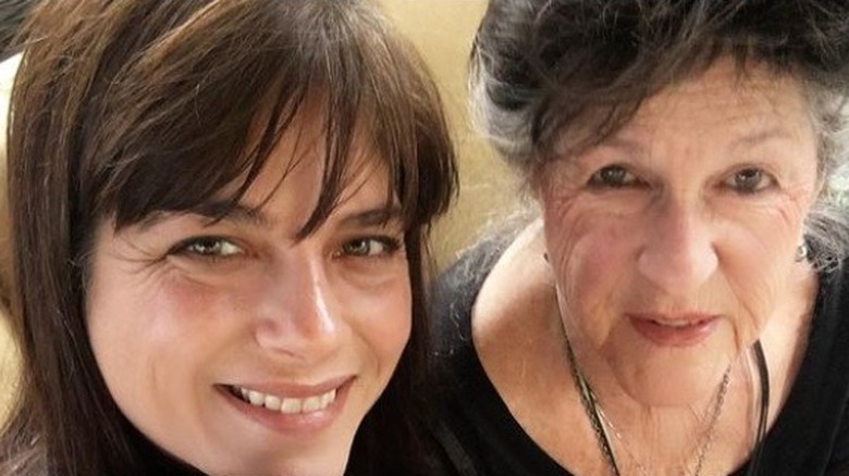 Selma Blair with her mother, Molly