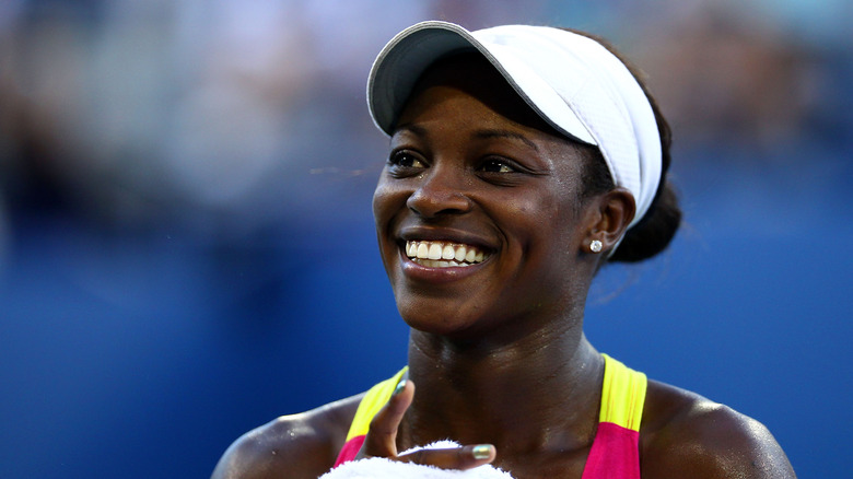 Sloane Stephens smiling