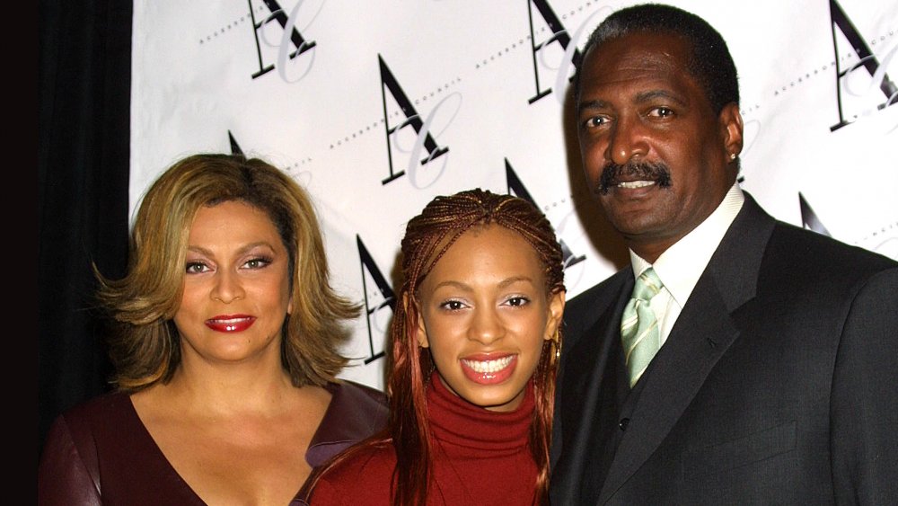 Tina, Solange, and Matthew Knowles