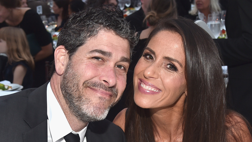 Jason Goldberg and Soleil Moon Frye posing together