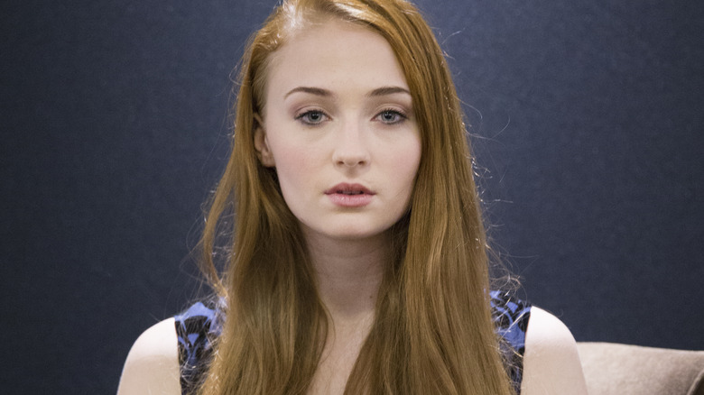 Sophie Turner gazing into the camera