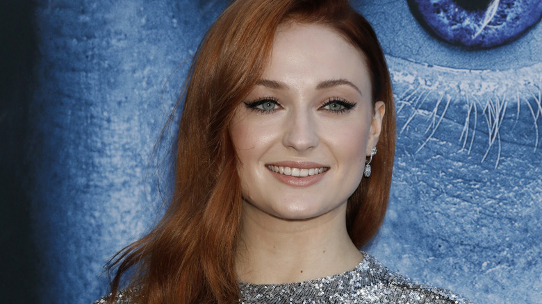 Sophie Turner smiling on the red carpet