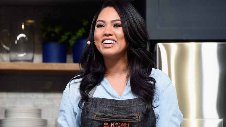 Ayesha Curry cooking to fight hunger