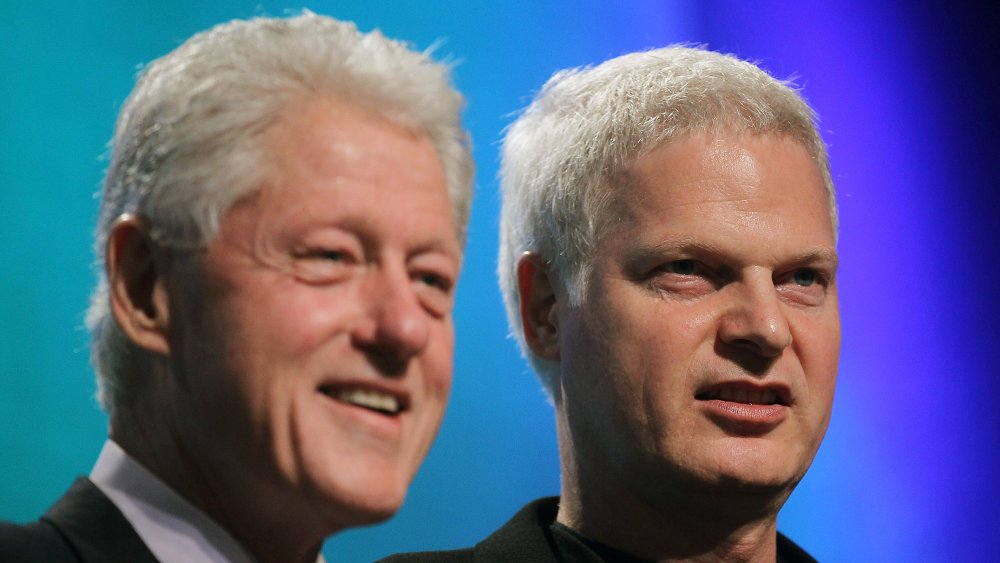 Bill Clinton and Steve Bing 