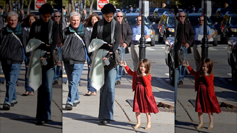 Suri Cruise wearing heels