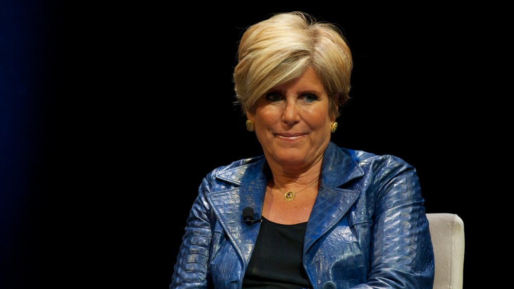 Suze Orman on a panel in 2012