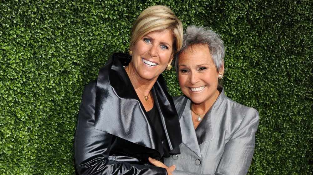 Suze Orman and Kathy "KT" Travis at a 2011 TCA Winter Press Tour party