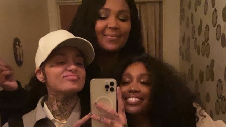 Lizzo, Kehlani, and SZA take selfie