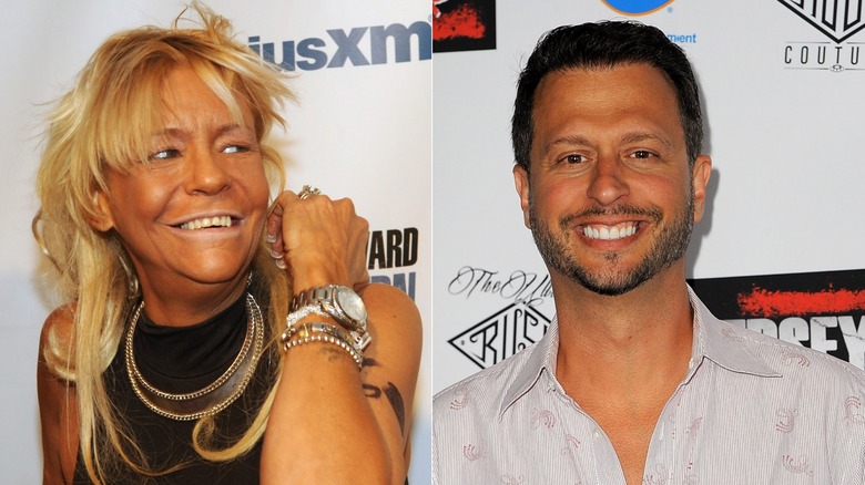 Side-by-side pictures of Tan Mom smiling and Sal Governale smiling