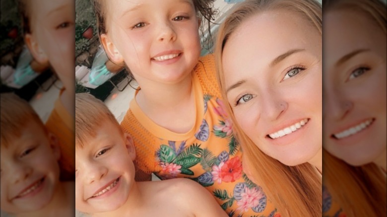 Maci Bookout and her children