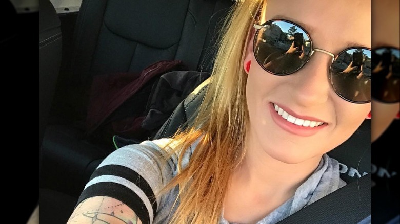 Maci Bookout in car