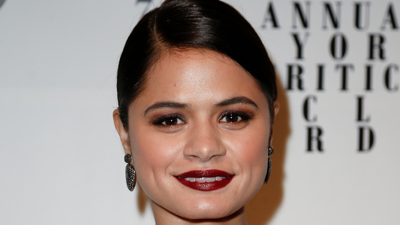 Melonie Diaz smiling