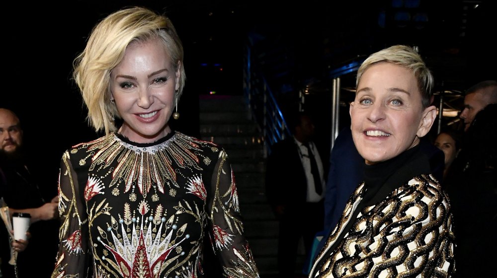 Portia de Rossi and Ellen DeGeneres