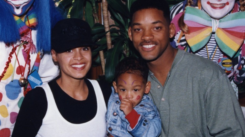 Sheree Zampino, Trey Smith, and Will Smith smiling