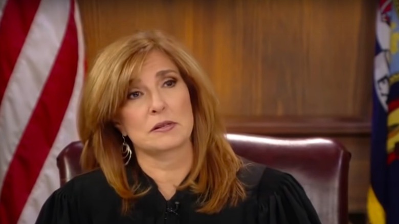 Judge Marilyn Milian in an episode of The People's Court