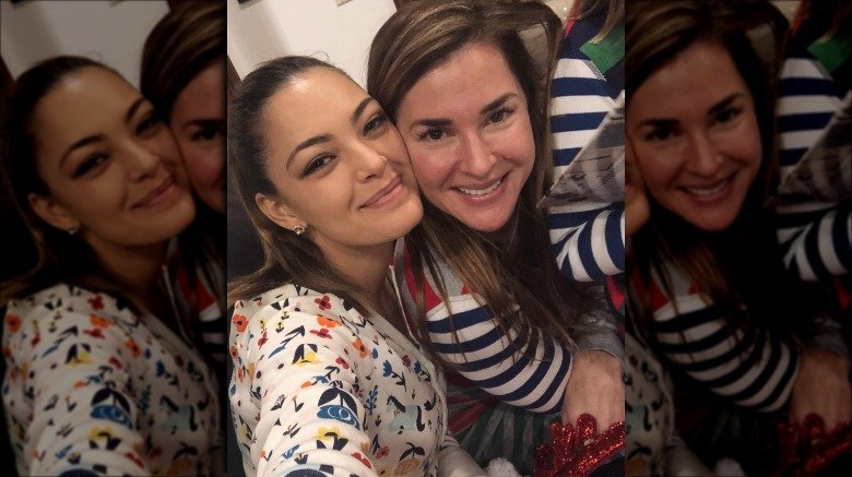 Demi-Leigh Nel-Peters selfie with Katie Tebow