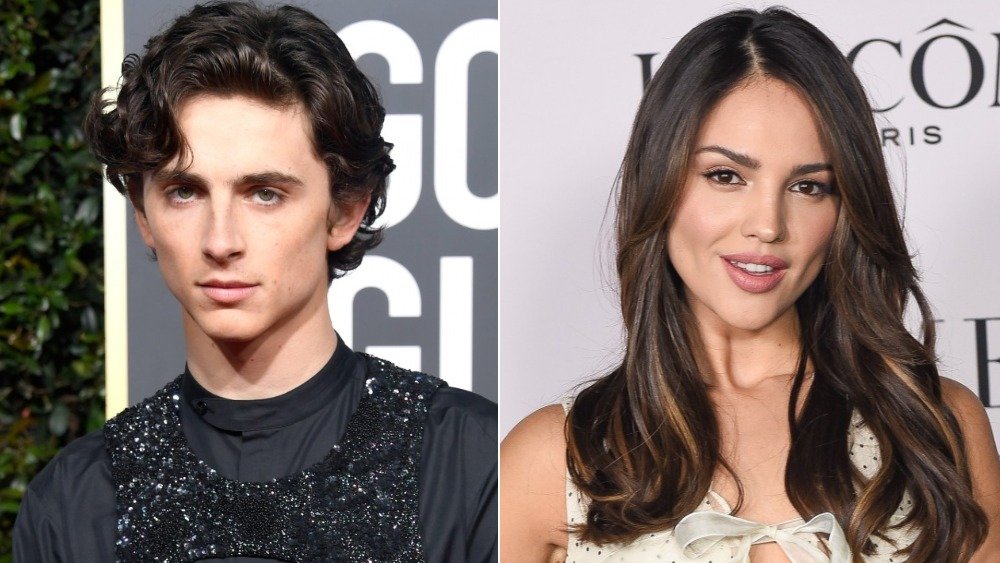 Timothée Chalamet and Eiza Gonzalez