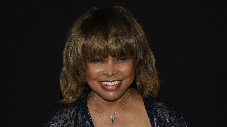 Tina Turner smiling