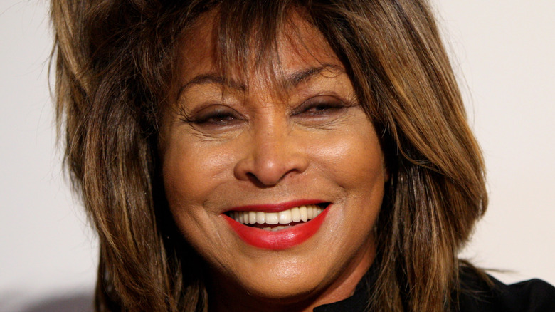 Tina Turner smiling