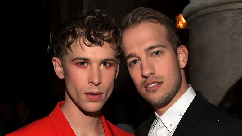 Tommy Dorfman and Peter Zurkuhlen posing together