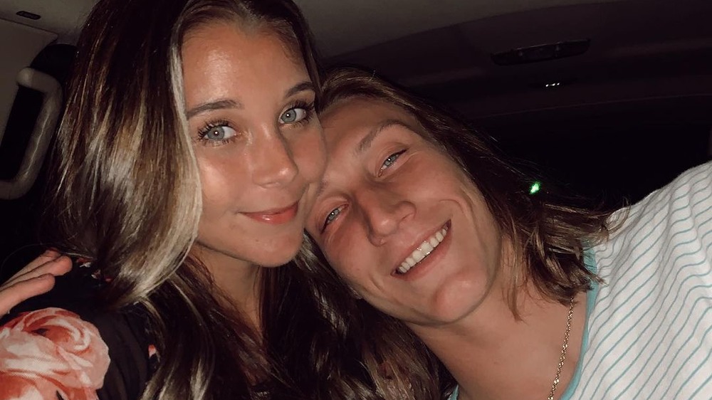 Marissa Mowry and Trevor Lawrence posing for a selfie on Instagram 